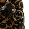 Fendi Leopard Print Chef Canvas Handbag Secondhand