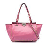 Valentino Small Leather Rockstud Trapeze Satchel Secondhand