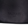Balmain Leather Logo Clutch Secondhand