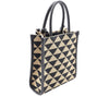 Prada Mini Embroidered Jacquard Symbole Triangolo Satchel Secondhand