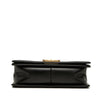 Chanel Old Medium Chevron Mixed Leather Boy Flap Secondhand