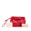 Miu Miu Vitello Shine Bow Wristlet Clutch Secondhand
