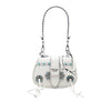 Prada City Calf Studded Folk Corsiere Satchel Secondhand