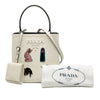 Prada Small Saffiano Cuir Smalto Panier Satchel Secondhand