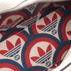 Gucci Adidas Mini Textured Dollar Calfskin Logo Web Duffle Bag Secondhand
