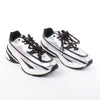 Diesel D-Airspeed Low-Striped Sneakers in Coated Ripstop in Silver, Size 43 EU Secondhand