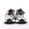Diesel D-Airspeed Low-Striped Sneakers in Coated Ripstop in Silver, Size 43 EU Secondhand