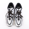 Diesel D-Airspeed Low-Striped Sneakers in Coated Ripstop in Silver, Size 43 EU Secondhand