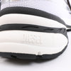 Diesel D-Airspeed Low-Striped Sneakers in Coated Ripstop in Silver, Size 43 EU Secondhand