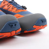 Diesel D-Cage Sneakers in Navy Blue x Orange, Size 43 EU Secondhand