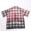 DIESEL Short-Sleeve Check Shirt With Poster Print in Multicolor, Size 48 IT Secondhand