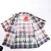 Secondhand DIESEL Short-Sleeve Check Shirt With Poster Print in Multicolor, Size 48 IT