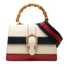 Gucci Medium Calfskin Bamboo Dionysus Web Satchel Secondhand