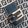 Fendi Zucchino Canvas Double Flap Mamma Secondhand