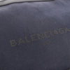 Balenciaga Canvas Navy Clip Clutch L Secondhand