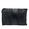 Bottega Veneta Nappa Intreccio Imperatore Zip Clutch Secondhand