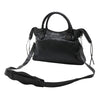Balenciaga Lambskin Motocross Classic Town Satchel Secondhand