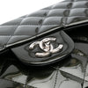 Secondhand Chanel Jumbo Classic Striped Patent Double Flap