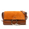 Chloé Small Suede and Calfskin Faye Crossbody Secondhand