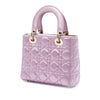 Dior Small Satin Cannage Swarovski Lady Dior Secondhand