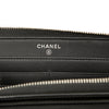 Chanel CC Caviar and Patent Zip Around Long Wallet Secondhand