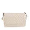 Chanel Old Medium Chevron Lambskin Boy Flap Secondhand