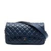 Chanel Medium Quilted Crumpled Calfskin Airlines Casual Rock Flap Secondhand