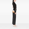 Saint Laurent Small Calfskin and Canvas Kaia Crossbody Secondhand