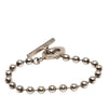 Gucci Sterling Silver Ball Chain Toggle Bracelet Secondhand
