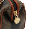 Fendi Mini Pequin Coated Canvas Convertible Boston Bag Secondhand