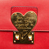 Secondhand Valentino Leather L'Amour Rockstud Chain Shoulder Bag