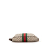 Gucci Small GG Supreme Web Ophidia Half Moon Crossbody Secondhand