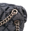 Chanel Extra Large CC Quilted Satin Single Flap Secondhand