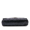 Chanel Extra Large CC Quilted Satin Single Flap Secondhand