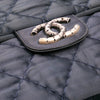 Chanel Extra Large CC Quilted Satin Single Flap Secondhand