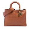 Dior Large Ultra Matte Calfskin Cannage Embossed Lady Dior Secondhand
