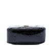 Saint Laurent Croc Embossed Patent Lou Belt Bag Secondhand