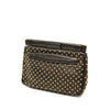 Miu Miu Studded Leather Frame Clutch Secondhand