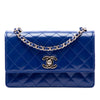Chanel CC Quilted Patent Single Flap Secondhand