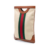 Gucci Canvas Web Satchel Secondhand