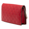 Gucci Mini Guccissima Bow Signature Wallet On Chain Secondhand