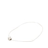 Hermès Palladium Plated Enamel Cage dH Cube Necklace Secondhand