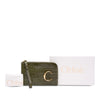 Chloé Croc Embossed Leather C Flat Clutch Secondhand