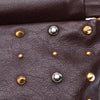 Secondhand Miu Miu Leather Studded Frame Clutch