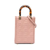 Fendi Mini Zucca Embossed Leather Sunshine Shopper Tote Secondhand