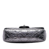 Chanel Mini Quilted Metallic Crumpled Calfskin Ring Top Handle Flap Secondhand