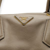 Secondhand Prada Glace Grey Shopping Bag - '10s