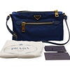 Secondhand Prada Blue Nylon Shoulder Bag - '10s