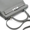Secondhand Hermès Kelly Retourne 28 Gris Etain Togo Leather Bag - '20s