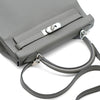 Secondhand Hermès Kelly Retourne 28 Gris Etain Togo Leather Bag - '20s
